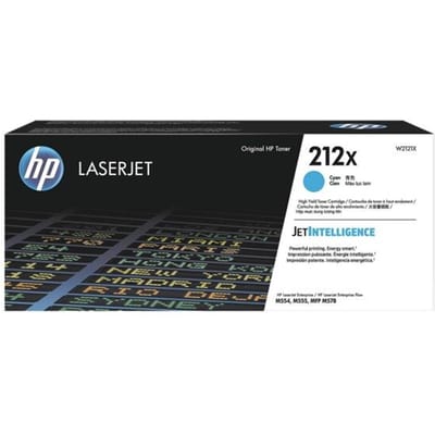 HP W2121X nr. 212X toner cartridge cyaan hoge capaciteit (origineel)