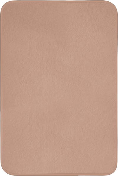 Badmat 60x90 cm - Antislip - Beige - Kleur - Roze - Badmatten voor badkamer - Badkamermat - Douchemat - Badkamer mat
