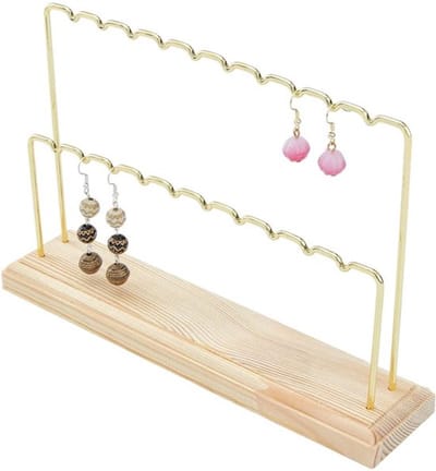 Allecto - Houten Oorbel Display Stand - Sieraden Organizer