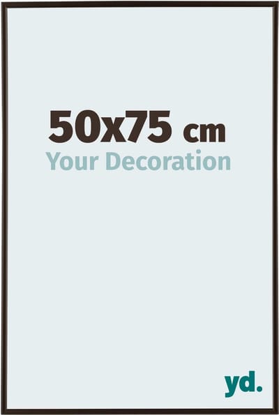 Your Decoration - Fotolijst 50x75 cm - Kunststof - Antraciet - Evry