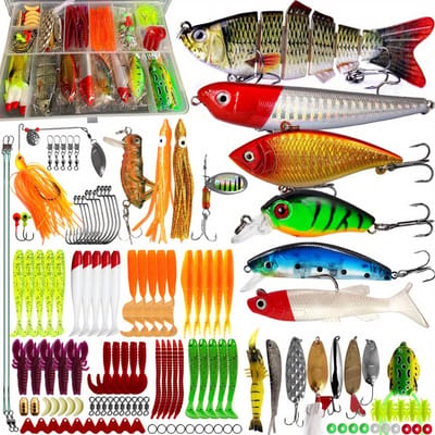 Livano Visspullen - Viskoffer - Tacklebox - Kunstaas - Vis Accessoires - Hengelsport - Spullen - Roofvis - Karper - Snoek - 130 delig