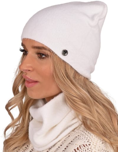 Alur AL1 Serie - Dames Beanie en Sjaal Set - Alpaca Touch - Poolse Productie