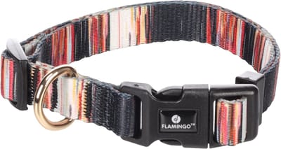 Flamingo - Hond Halsband Tabor Meerkleurig S 30-45cm 15mm