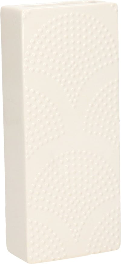 Gerimport Waterverdamper - ivoor wit - keramiek - 400 ml - radiatorbak luchtbevochtiger - 7,4 x 17,7 cm