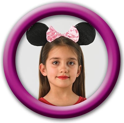 RUBIES FRANCE - Minnie muizenoren haarband met lovertjes voor meisjes