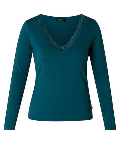 YEST CURVE Hulda Tops - Teal Green - maat X-0(44)
