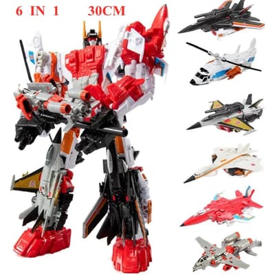 Nieuwe 5-in-1 BPF G1 Cool 33CM Devastator Transformatie Speelgoed Anime Actiefiguur Robot Dinosaurus Figuur Jongen Kinderen Cadeau