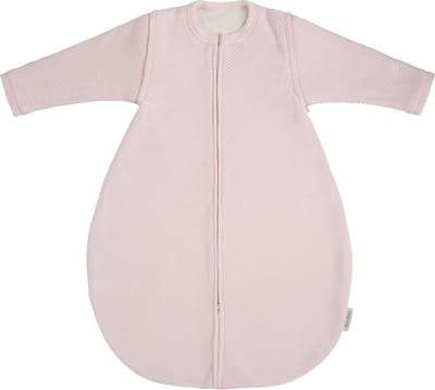Baby's Only Gebreide baby slaapzak Classic - Classic Roze -70 cm - TOG 1.3 - Met afritsbare mouw - 0-6 maanden - 4 seizoenen
