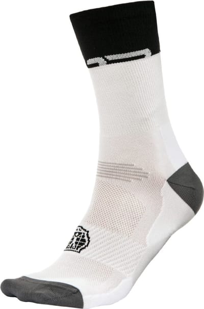 BIORACER SUMMER SOCKS WHITE WIT/ZWART Maat 39/41