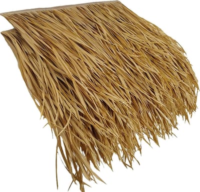 Rieten Dakbedekking - Palmdak Matten - Tuin Decoratie - Brandwerend Model - 10 Stuks - Geel