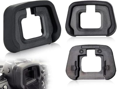 2 Pack Oogstukken, Lichtblokkerende Plastic Oogstukken voor Verminderde Vermoeidheid, Geschikt voor Nikon Camera's Z5, Z6, Z6II, Z7, Z7II, Verbeter je Fotografie en Comfort