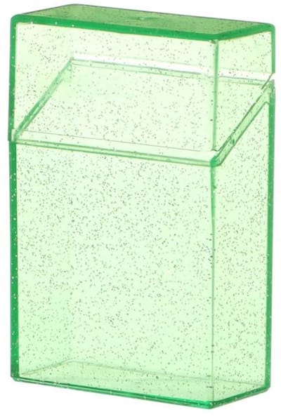 Gadgetpoint - Sigarettenhouder - Opbergbox - Sigarettendoosje - Sigaretten opberg doos - Plastic Kunststof - Groen