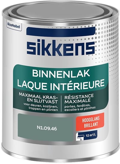 Sikkens - Binnenlak Hoogglans - N1.09.46 - Mengverf - 750 Ml