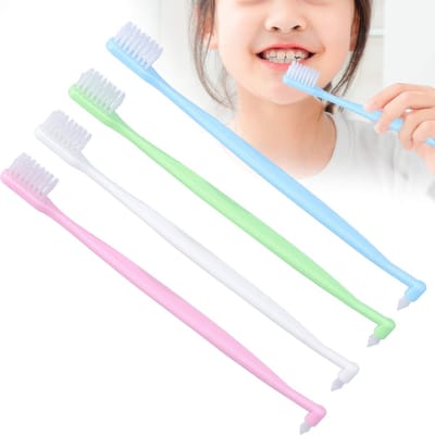 Orthodontische Tandenborstel voor Beugels - Interspace Tandenborstel voor Grondige Gebitsreiniging
