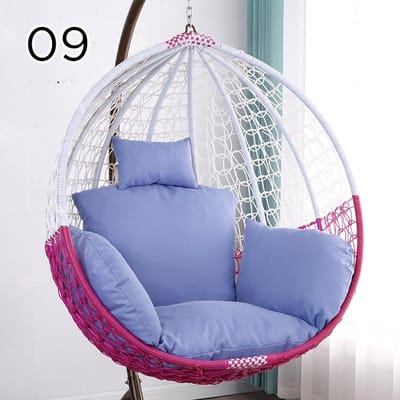 Katoenen Binnenkussen Buiten Kussenhoes Hangschommel Stoel Hangmat Kussensloop Strand Tuin Ligbed Kussenhoes (Geen schommel) S-Cushion Cover