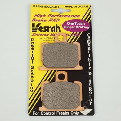 Plaquette de frein Vesrah pour Moto Yamaha 50 Rd Mx 1981 à 1984 AV Neuf