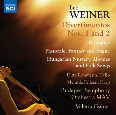 Ditta Rohmann, Felletár Melinda, Budapest Symphony Orchestra, Csányi Valéria - Weiner: Divertimentos Nos. 1 And 2 (CD)