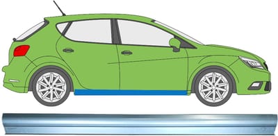 Reparatie dorpel voor Seat Ibiza 2008-2017 / Rechts