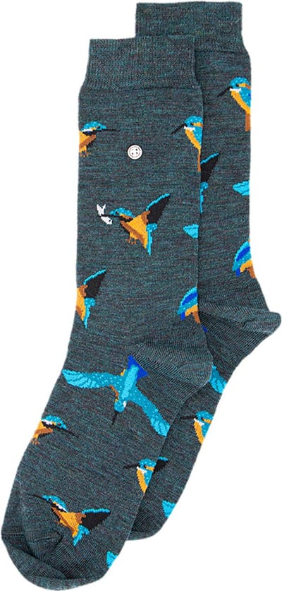 Alfredo Gonzales Ijsvogel Merino Sok AG-SK-KINF-01 109 Navy/Orange XS(35-37)