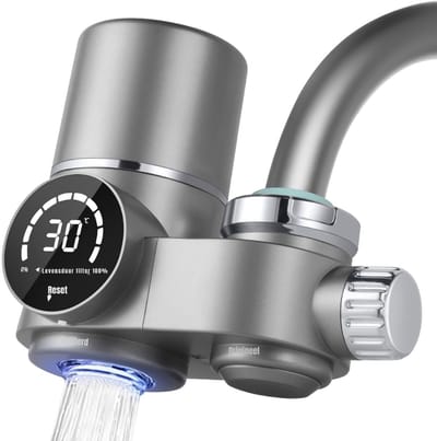 Nexvo® Waterfilter kraan - Waterfilter - Zilver - 20cm x 20cm x 9cm