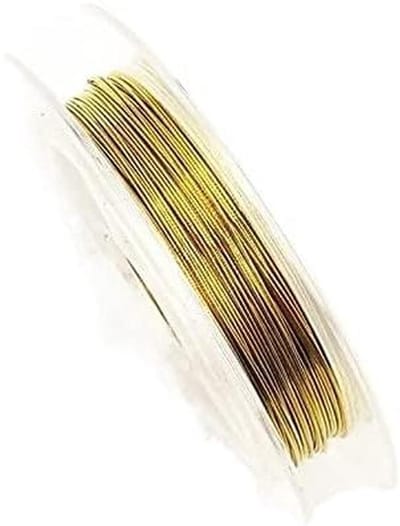 Bloemen Draad - Ambacht Draad - Bloemstukken Maken - Flexibel En Duurzaam - 0.3mm 2 Rollen - Goud