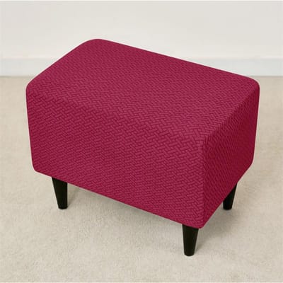 Jacquard Fauteuilhoes Stretch Spandex Fauteuilhoes met Zitkussenhoes Wasbare Fauteuilhoezen Bankhoezen pink