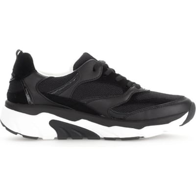 Gabor rollingsoft sensitive 66.936.57 - dames rollende wandelsneaker - Zwart - maat 38 (EU) 5 (UK)