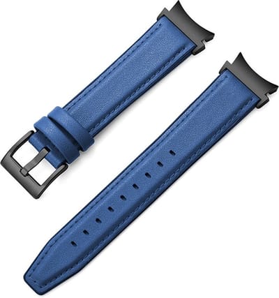 Fungus - Smartwatch bandje - Geschikt voor Samsung Galaxy Watch 6 (incl. Classic), Watch 5 (incl. Pro), Watch 4, Watch 3 41mm, Active 2 - Horloge 20mm - Siliconen - Chique - Blauw