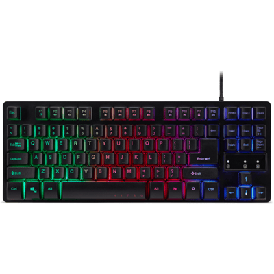 Acer Nitro Keyboard NKW120 – Gaming Toetsenbord – Membraan – RGB Verlichting – Multimedia Toetsen – US Qwerty – Zwart