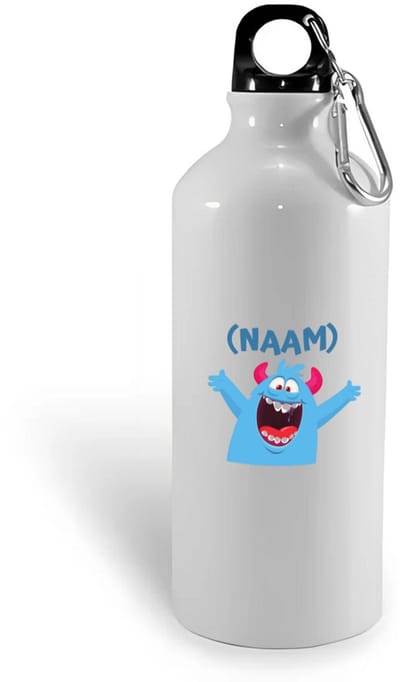 Hacebo® - Blauwe monster waterfles - Monster - kinderen - leuk cadeau voor mijn kind - verjaardagscadeau - kado - gift - vriendelijke monster - water fles - 400ML