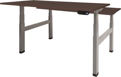 Zit Sta Bureau - Duo Elektrisch 160x80 logan -alu frame