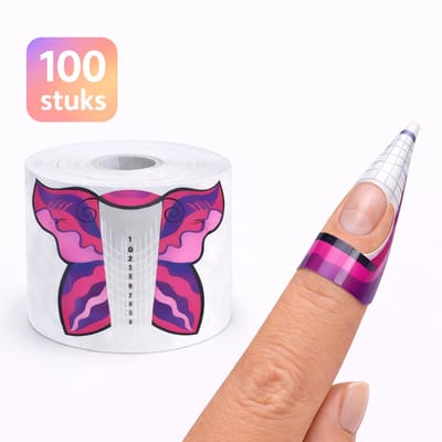 Eldur® Gel & Acryl Nagel Sjablonen - 100 stuks - Professional Nail forms