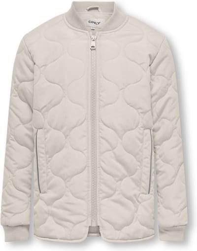 ONLY KOGANNA QUILTED JACKET OTW Meisjes Jas - Pumice Stone - Maat 128