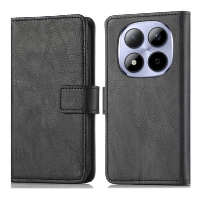 imoshion Hoesje - Geschikt voor Xiaomi Redmi Note 15 (4G) - Luxe Bookcase - Zwart