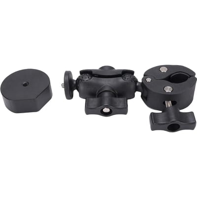 Auto RV Stang Klembeugel Geschikt voor V4 Verstelbare Pijp Montagekit voor Auto RV Ladder Boot Jacht black