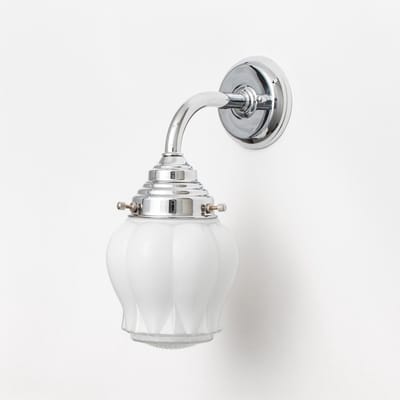 Wandlamp Eden Curve Chroom - Art Deco Trade