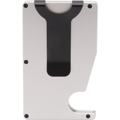 Minimalistische Kaarthouder Aluminiumlegering Automatische Uitwerping Anti-diefstal Creditcard Portemonnee voor Zaken Wit wit