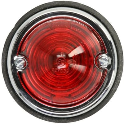 Achterlicht - Halogeen - 24/12V - Opbouw/Schroefaansluiting - Lenskleur: Rood - Stekker: Male - links/rechts - Aantal: 1