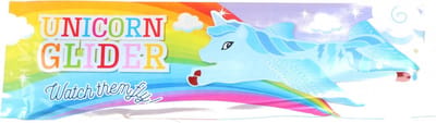 Lg-imports Werpvliegtuig Eenhoorn Meisjes 22 X 7 Cm Foam Blauw