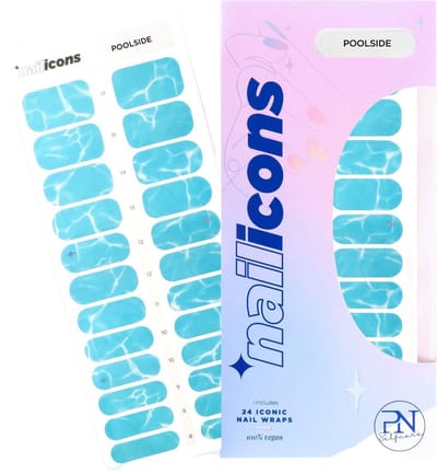 PN Selfcare - Nagelstickers - Vegan Nail Wraps - 10 Dagen Effect - Duurzame Nail Art - 24 Stuks