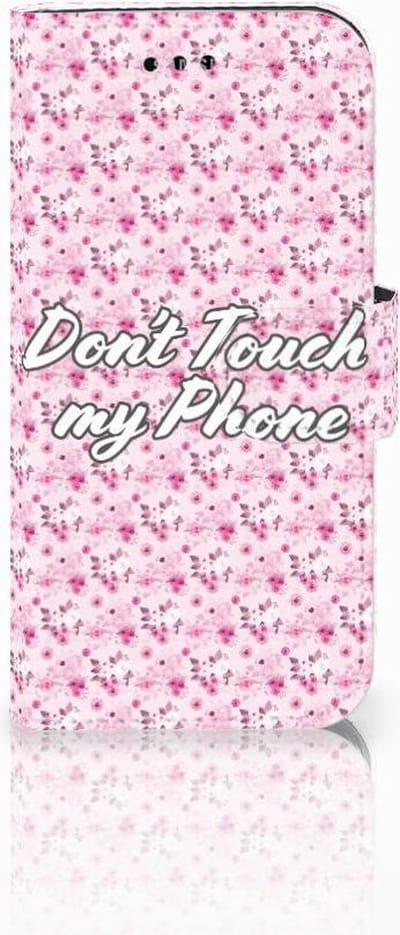 Samsung Galaxy A3 2017 Portemonnee Hoesje Flowers Pink DTMP
