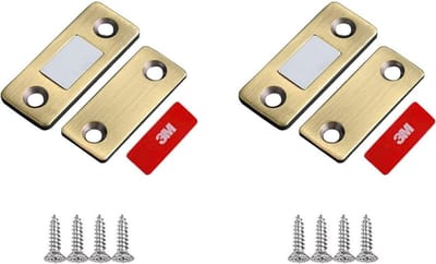 TLVX Magneetsnapper / Platte magneten / 2 sets / Zinaps / Magneet / Deurmagneet / Zelfklevende Deurmagneten / Magneet kastdeur / Kastdeuren magneet / Kabinet Magnetisch Ultra Dun / Zilveren magneet / Magnetische Sluitingsdeur / Lade Sluiting