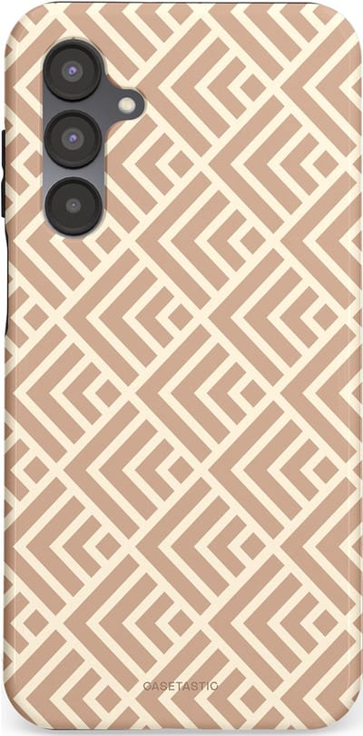 Casetastic Hoesje Geschikt voor Samsung A16 - Stijlvolle Beschermende Duo-layer Case - Abstract Zand Kunst