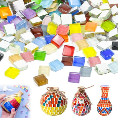 Mosaic tegels 500g - kleurrijk - kristal - ideaal voor creatief knutselen - ShopVlot