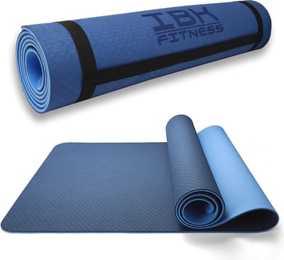 Antislip Yogamat voor Fitness en Pilates - Gewatteerd - 180 x 60 cm