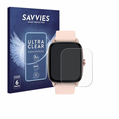 Savvies - Screenprotector voor KIBFLE TGW0 / TGW01 1.85" - Folie Beschermfolie transparant 6 Stuks
