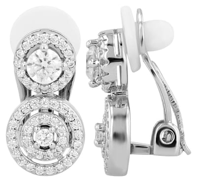 AKZENT Akzent Dames oorbel "Galaxy" van 925 Sterlingzilver, gerhodineerd, duurzaam