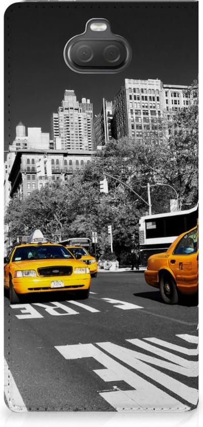 Sony Xperia 10 Plus Book Cover New York Taxi