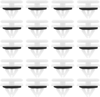 Dailygoods- Trim Clips 20 Stuks - Bevestigingsclips Auto - Kunststof - Vervanging 11548152 - Compatibel met Vauxhall/Chevrolet - Inclusief Afdichtring