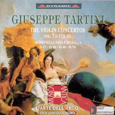 L'Arte Dell'Arco, Giovanni Guglielmo - Tartini: The Violin Concertos Vol. 7 "Rondinella Vaga E Bella" (CD)